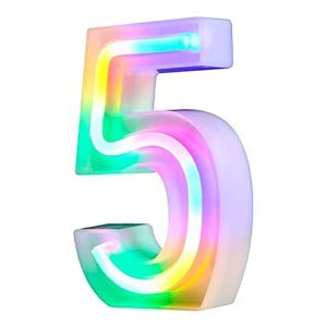 Siffra Neonlampa - Siffra 5