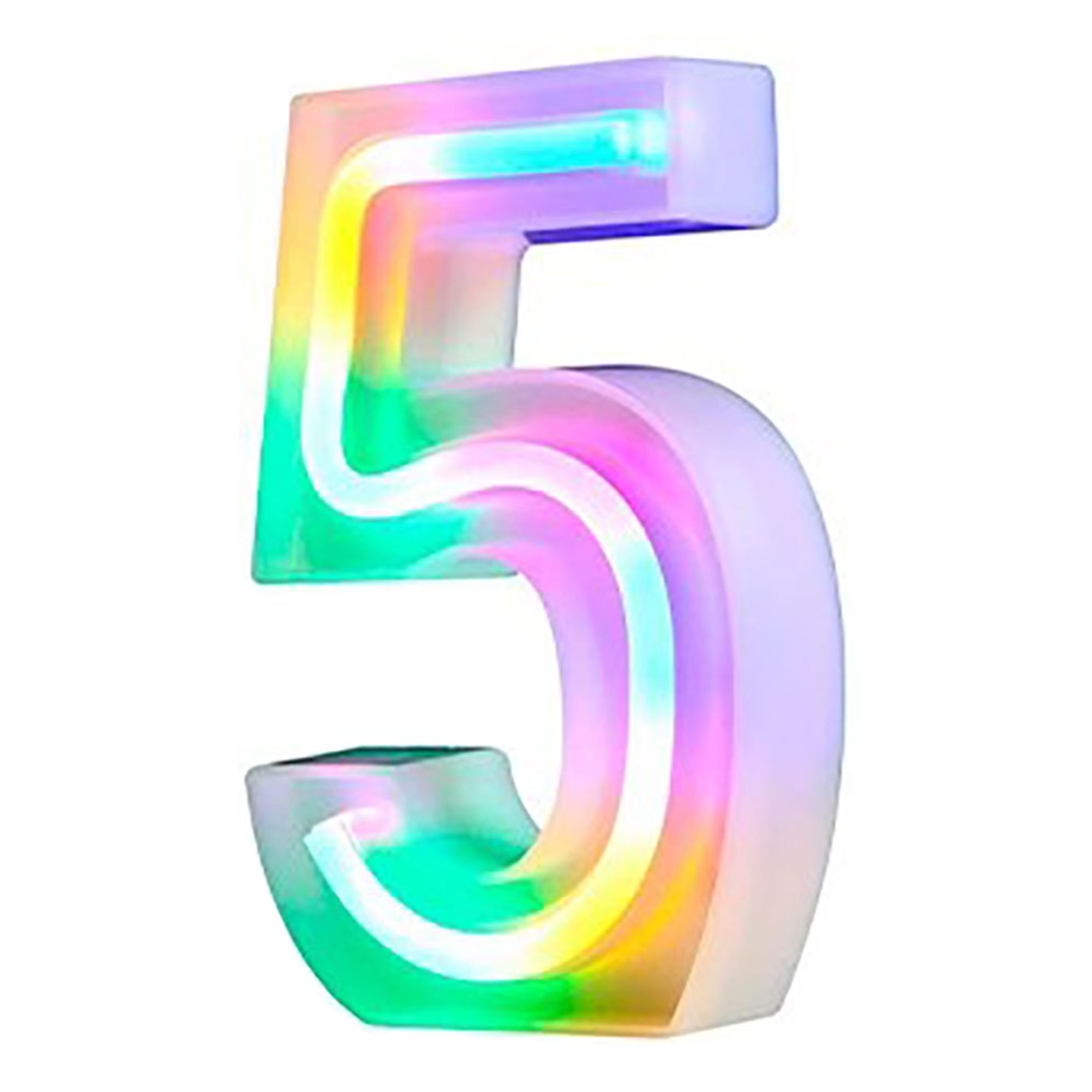 Siffra Neonlampa - Siffra 5