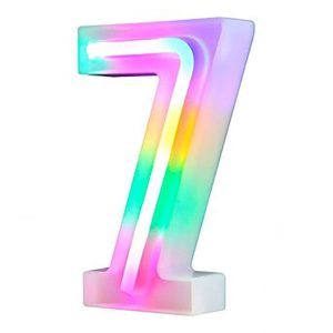 Siffra Neonlampa - Siffra 7