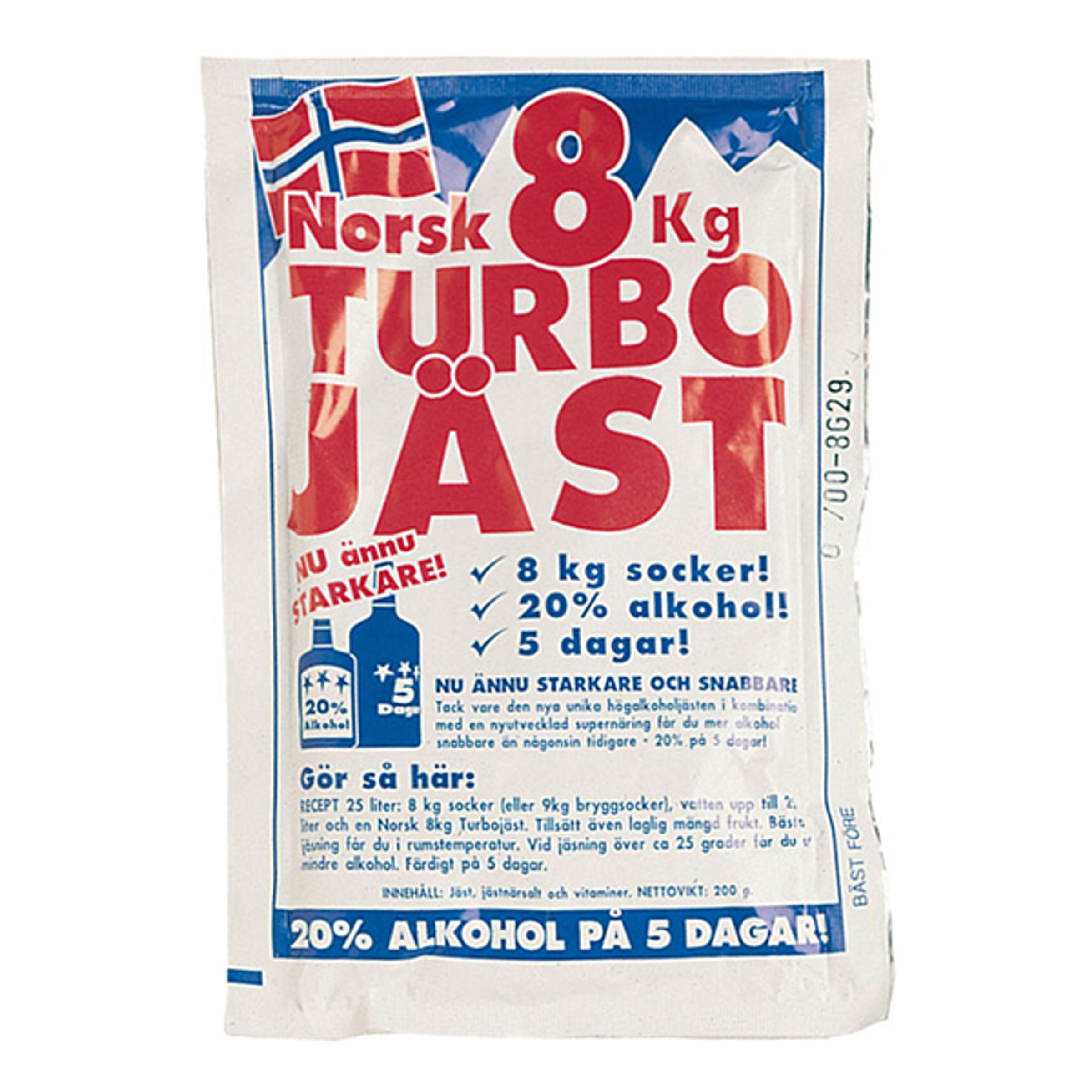 Norsk Turbojäst - 8 kg