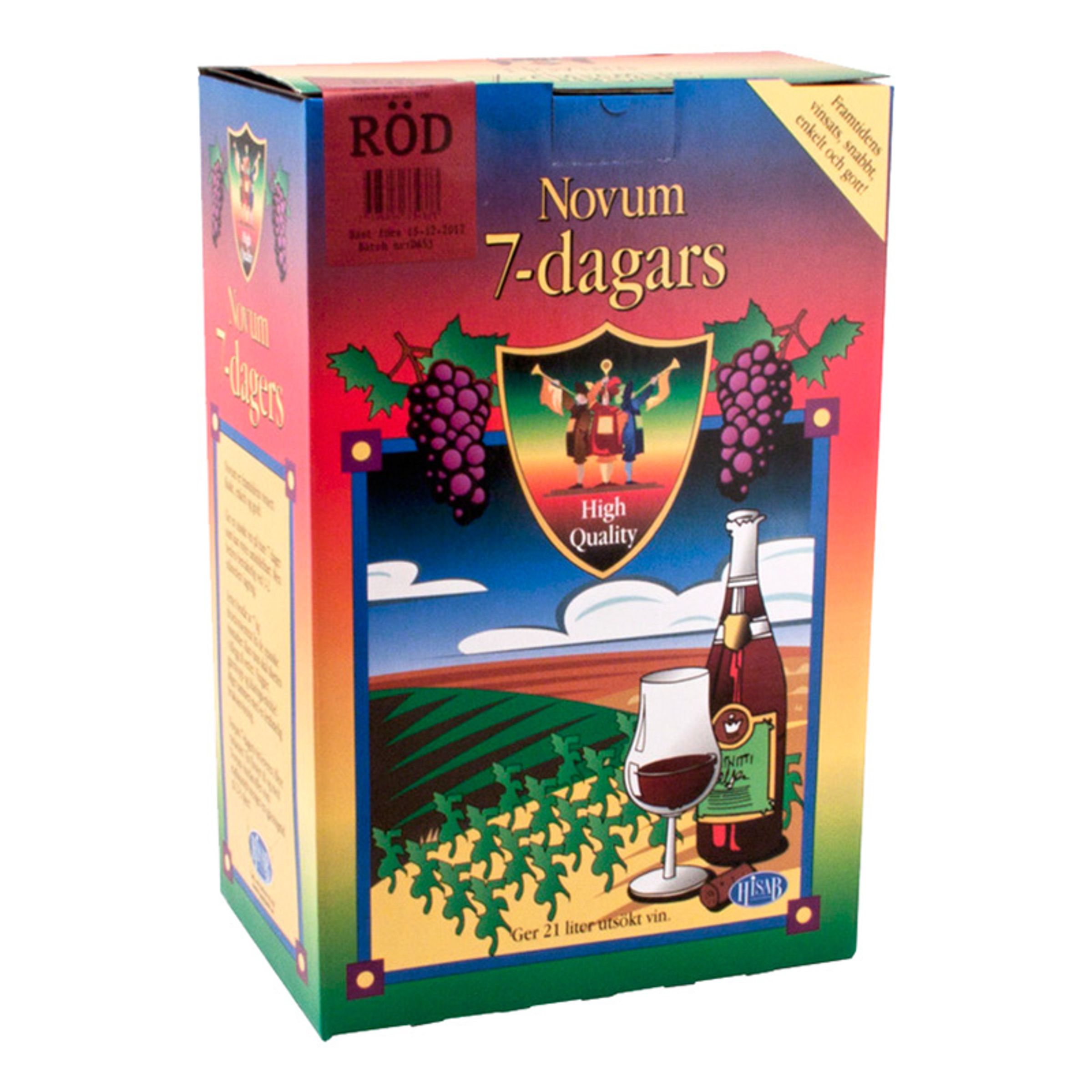 Novum Rödvin 7-dagars