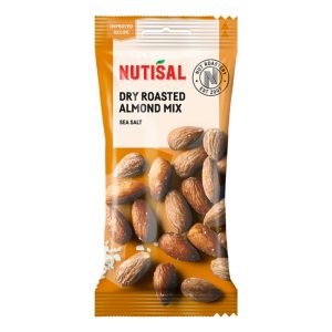 Nutisal Rostade Mandlar i Påse - 60 gram