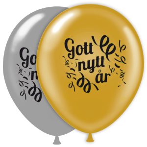 Nyårsballonger Gott Nytt År