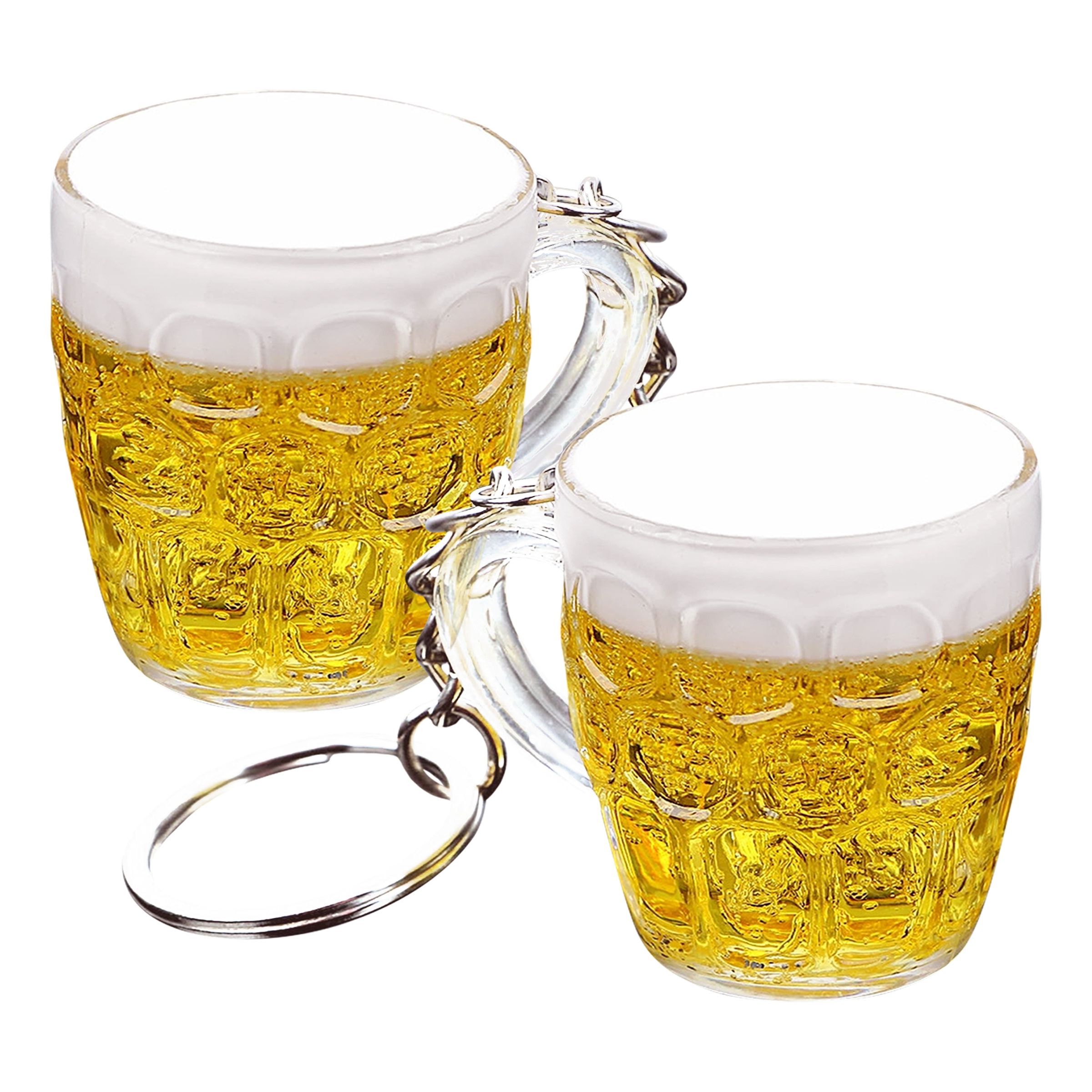 Nyckelring Ölglas - 2-pack