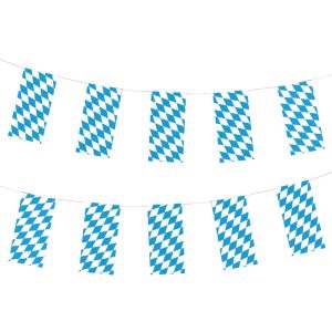 Oktoberfest Flaggirlang Bayersk Blå 10 m