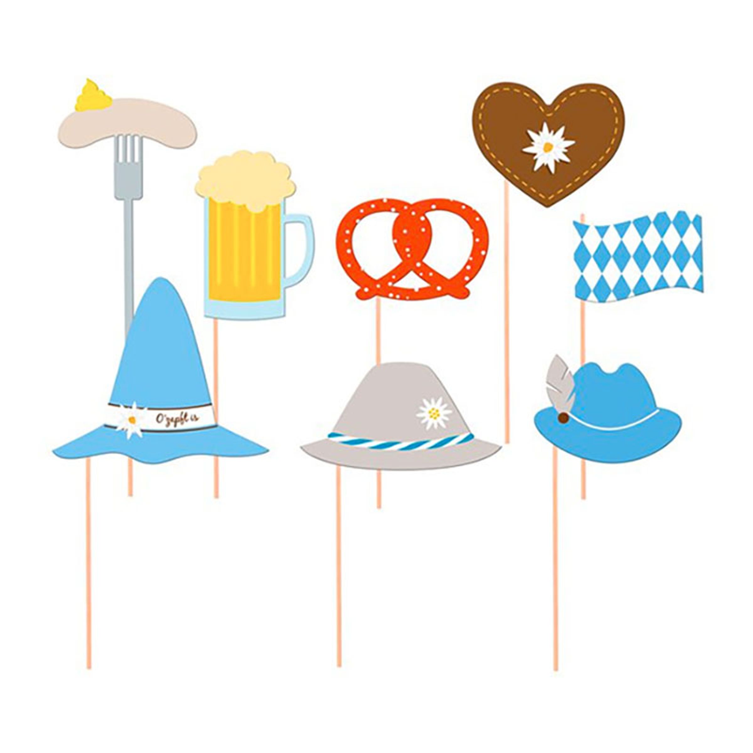 Oktoberfest Foto Props - 10-pack
