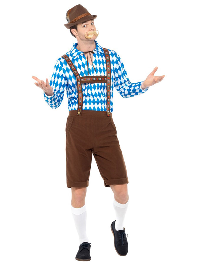 Oktoberfest Lederhosen Maskeraddräkt