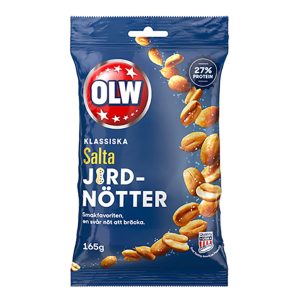 OLW Salta Jordnötter - 165 gram