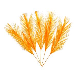 Orangea Syntetiska Påskfjädrar - 5-pack