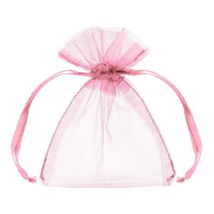 Organzapåsar - Mörkrosa