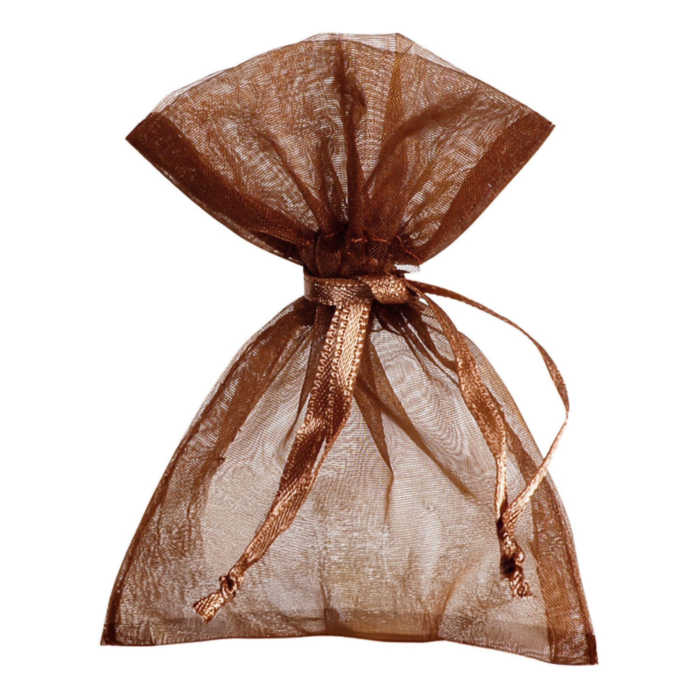 Organzapåsar Brun - 10-pack