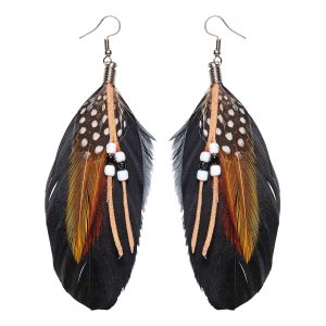 Örhängen med Fjädrar