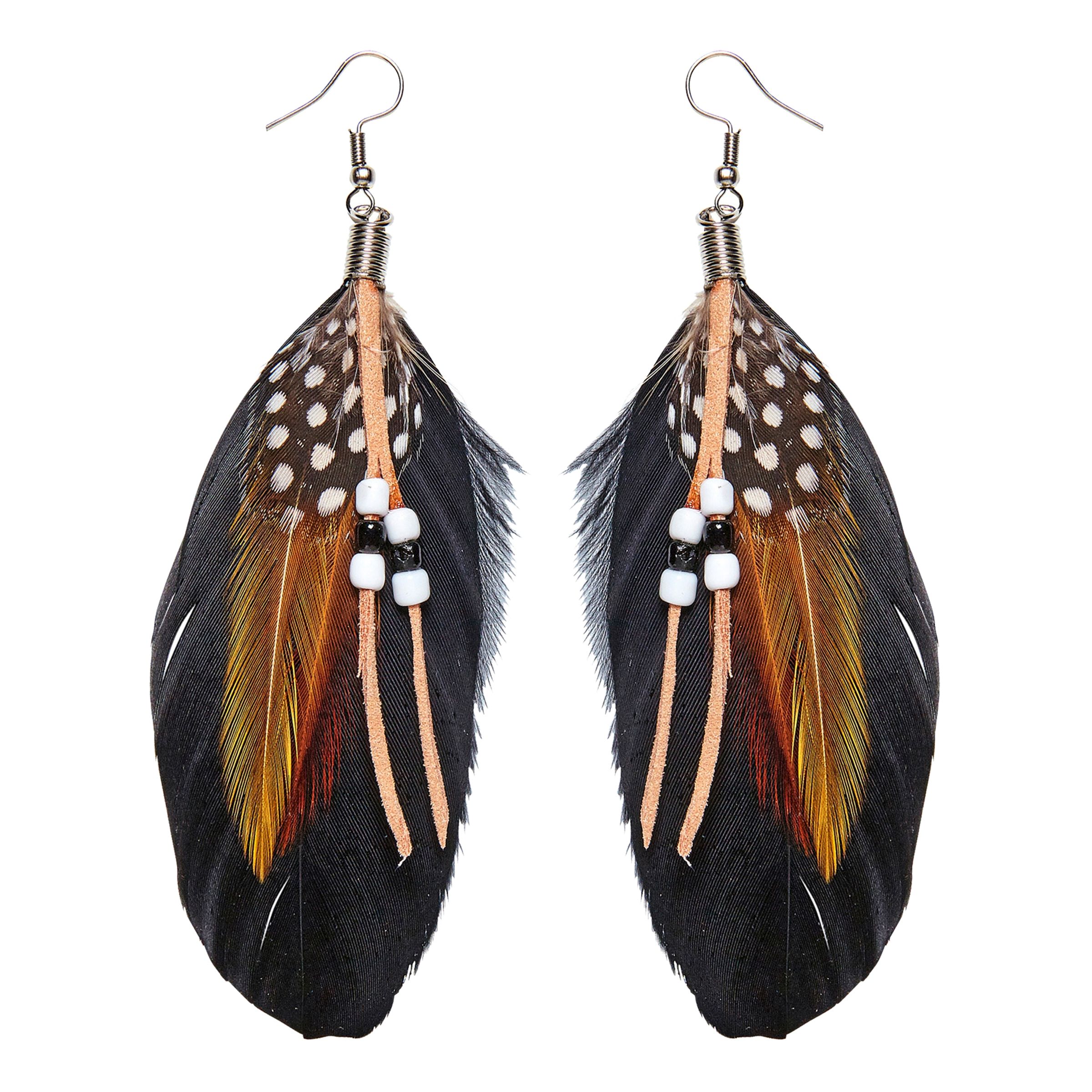 Örhängen med Fjädrar