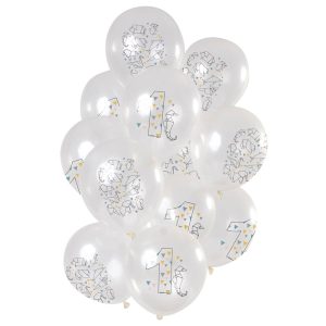 Origami 1-års Latexballonger