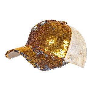 Paljettkeps Guld - One size