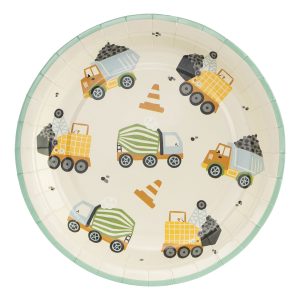 Pappersassietter Byggfordon  - 6-pack