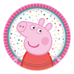 Pappersassietter Greta Gris - 8-pack