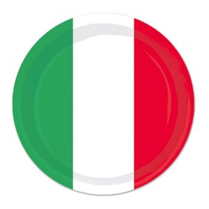 Pappersassietter Grön/Vit/Röd - 8-pack