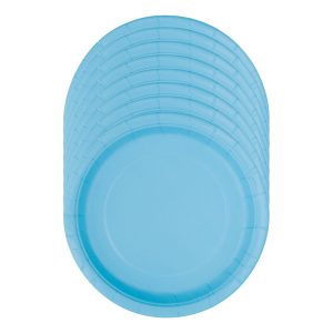 Pappersassietter Ljusblå - 20-pack