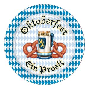 Pappersassietter Oktoberfest Ein Prosit - 8-pack