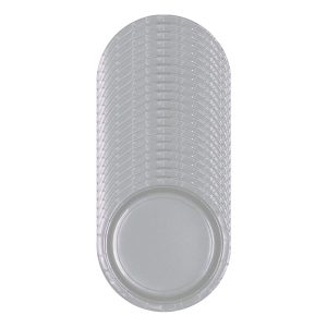 Pappersassietter Silver - 20-pack