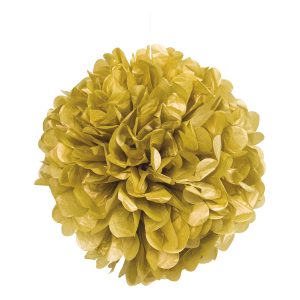 Pom Pom Guld Hängande Dekoration