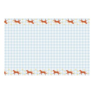 Pappersduk Schackrutig med Hästar