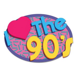 Pappersdekoration I Love the 90&apos;s