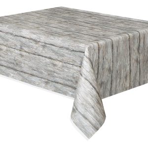 Plastduk Träimitation