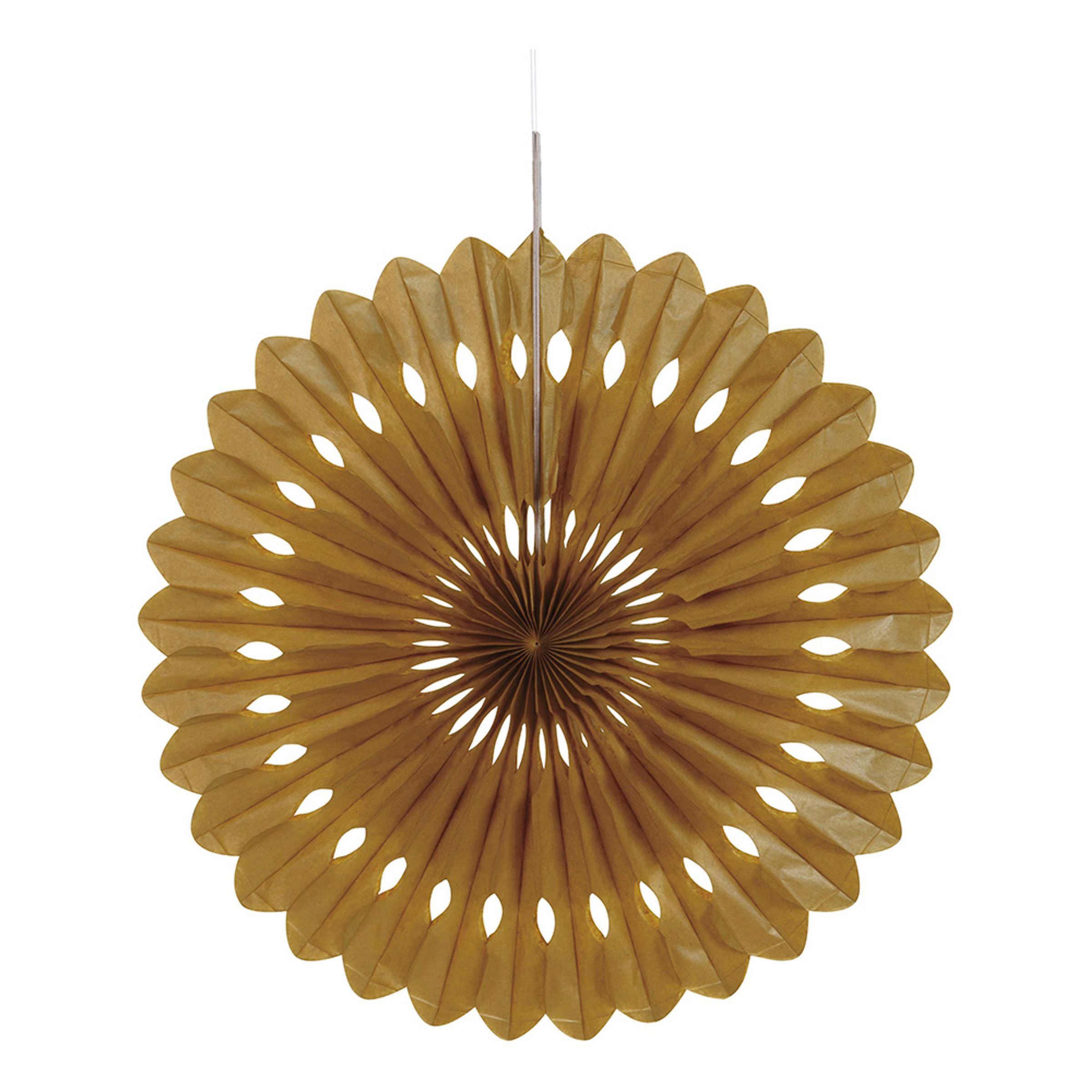 Pappersfjäder Guld Hängande Dekoration