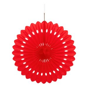 Pappersfjäder Röd Hängande Dekoration