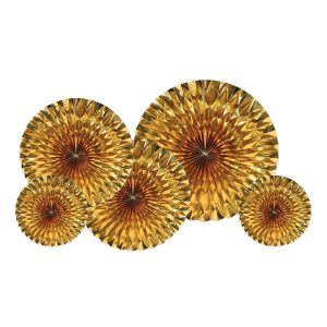 Pappersfjädrar Guld Metallic