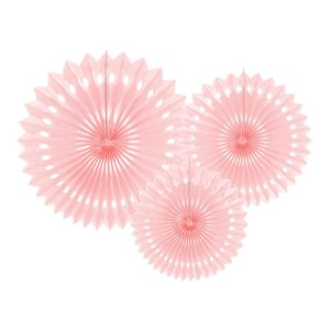 Pappersfjädrar Puderrosa - 3-pack