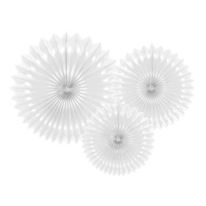 Pappersfjädrar Vita - 3-pack