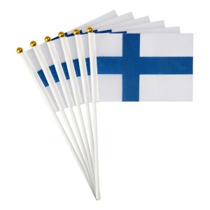 Tygflaggor Finland - 6-pack
