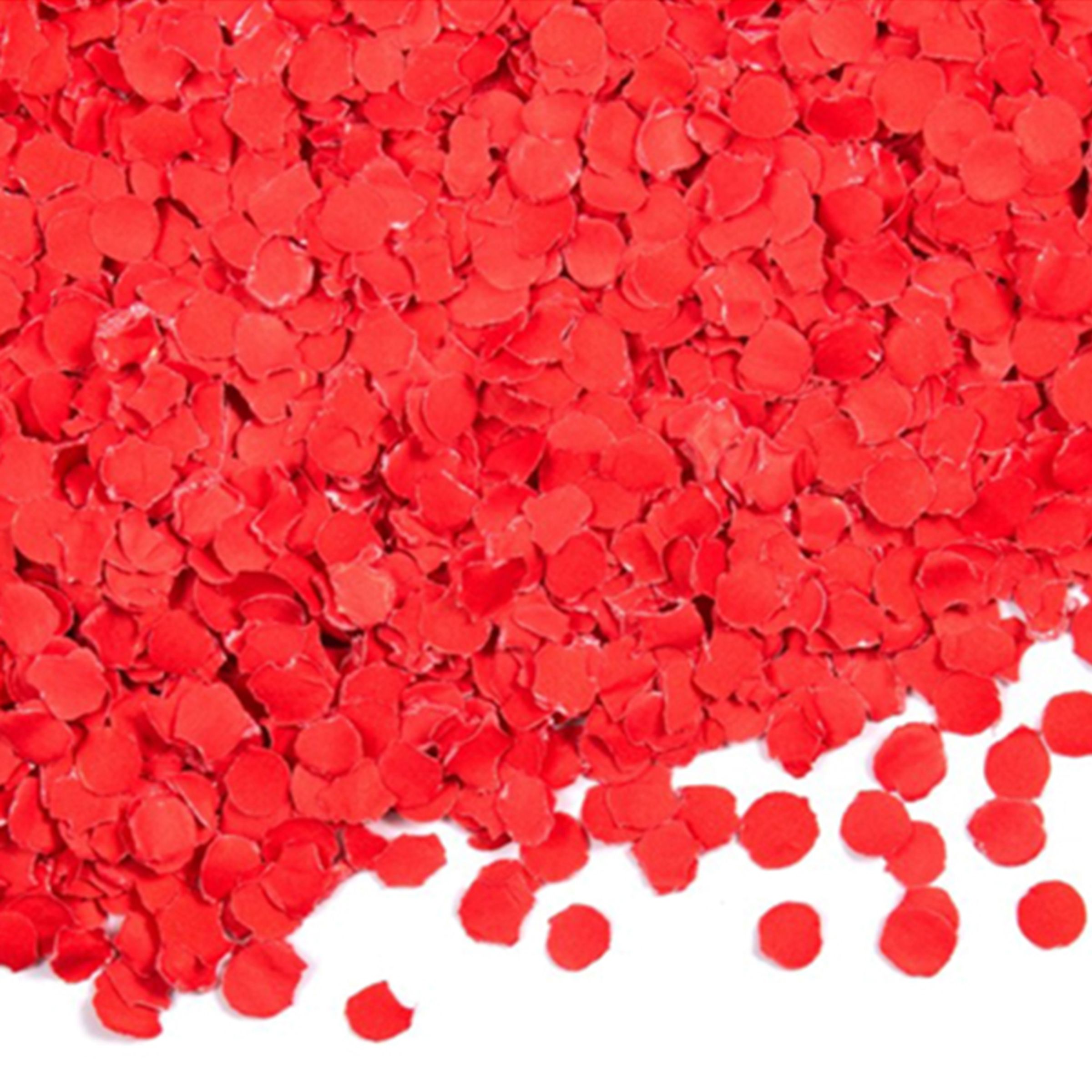 Papperskonfetti Röd - 1 kg