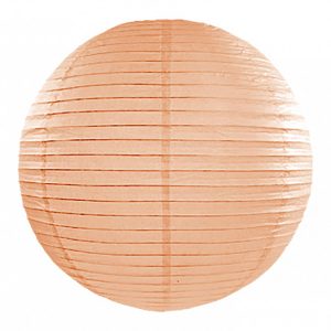 Papperslykta Ljus Persika
