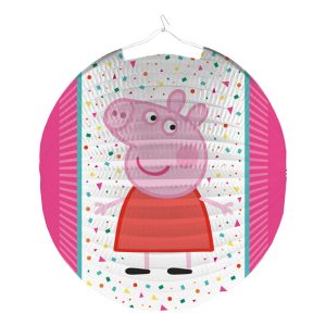 Papperslykta Rund Greta Gris