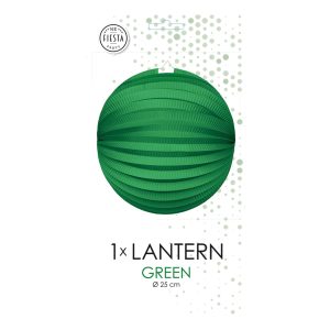 Papperslykta Rund Grön