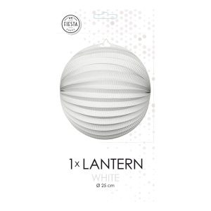 Papperslykta Rund Vit
