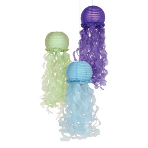 Papperslyktor Mermaid Wishes - 3-pack