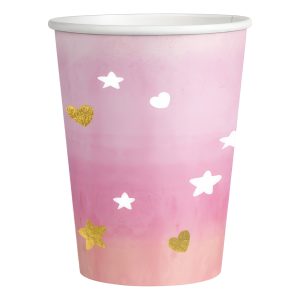 Pappersmuggar Baby Girl Rosa - 8-pack