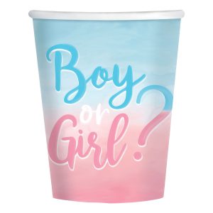 Pappersmuggar Boy or Girl Reveal - 8-pack