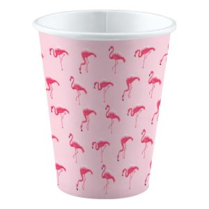 Pappersmuggar Flamingo Paradise - 8-pack