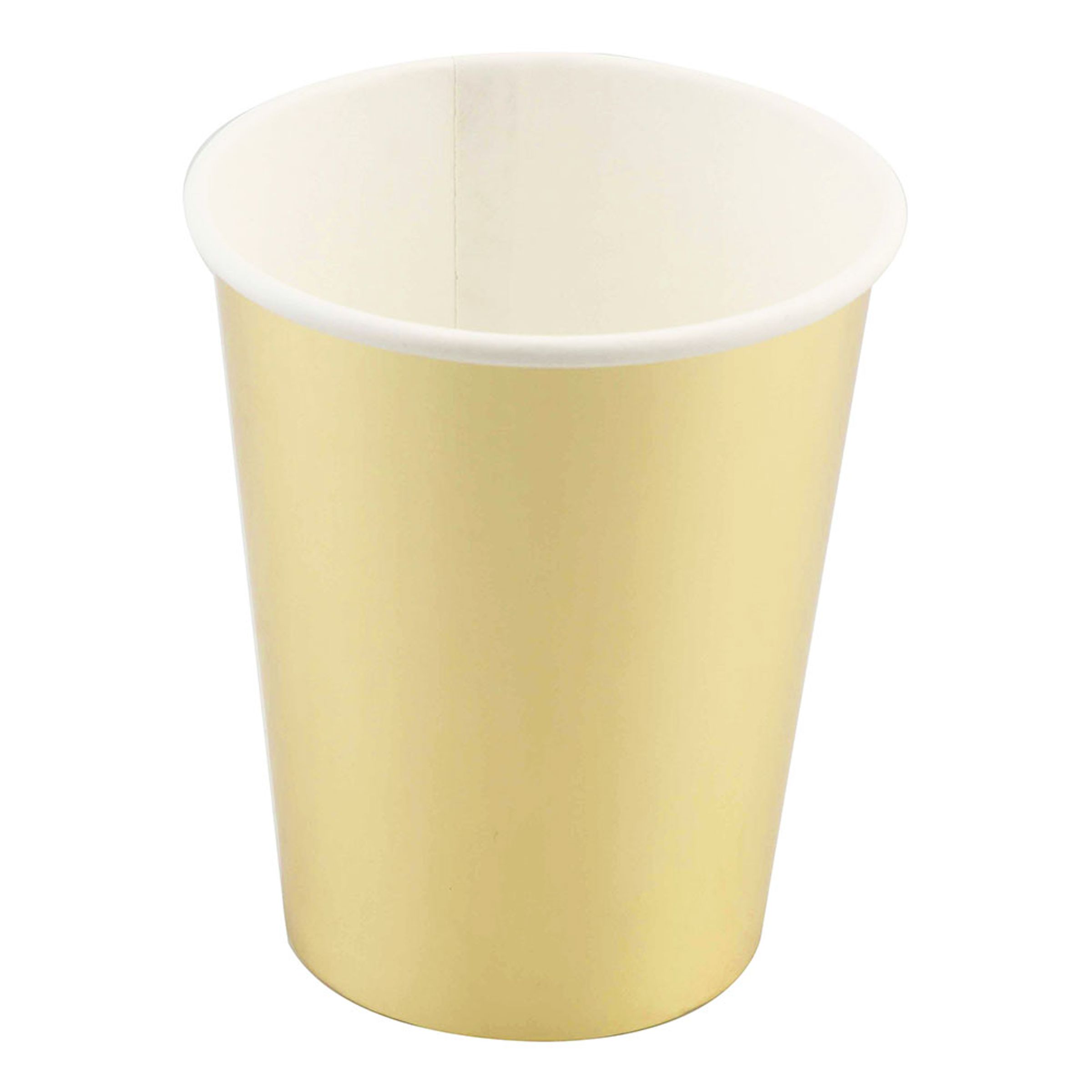 Pappersmuggar Guld Metallic - 8-pack