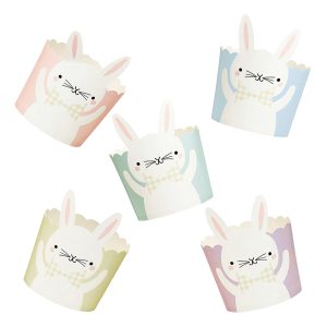 Pappersskålar Påskhare - 10-pack