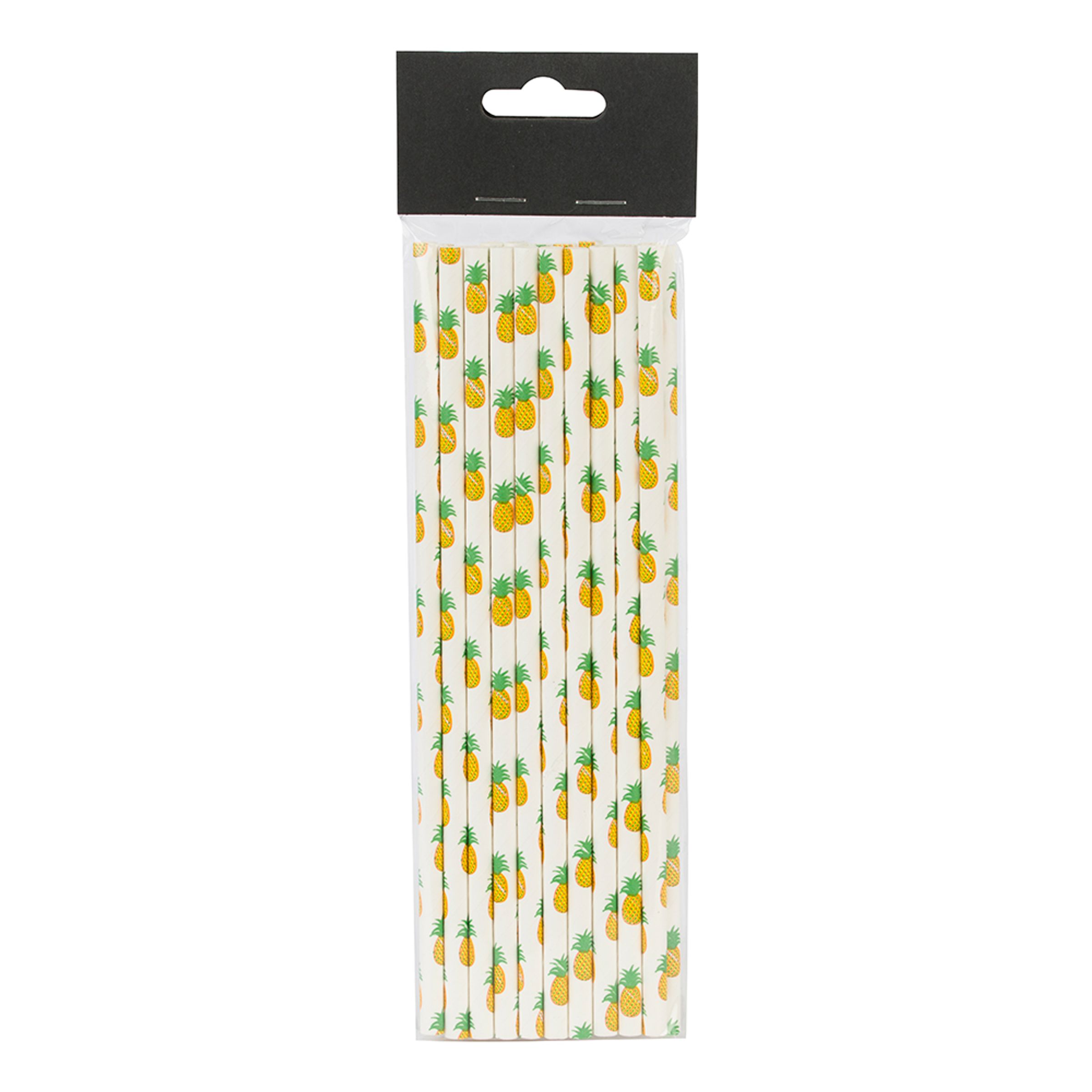 Papperssugrör Ananas - 20-pack