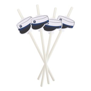 Papperssugrör Danska Studenten Blå - 20-pack