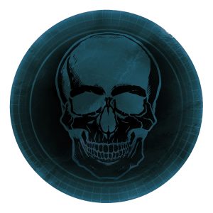 Papperstallrikar Boneshine Fever - 8-pack