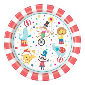 Papperstallrikar Cirkus - 8-pack